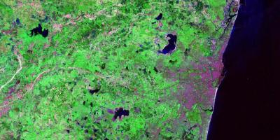 Canals mapa de Chennai