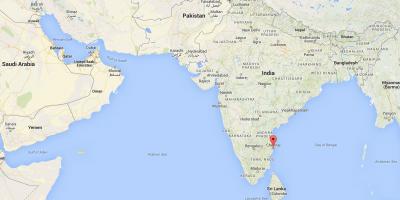 Mapa de l'índia Chennai