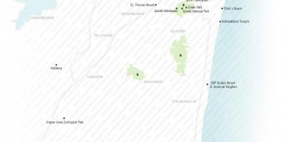 Mapa turístic de Chennai
